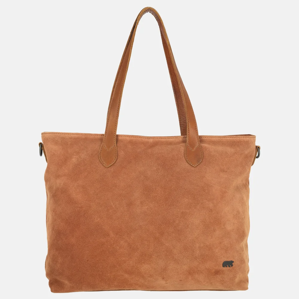 Bear Design shopper L cognac bij Duifhuizen