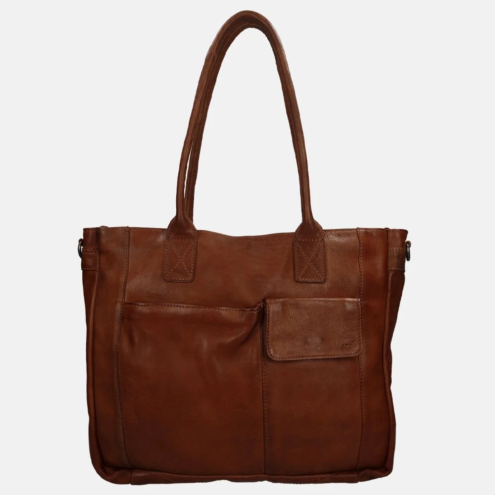 Bear Design Samantha laptoptas 15 inch cognac bij Duifhuizen