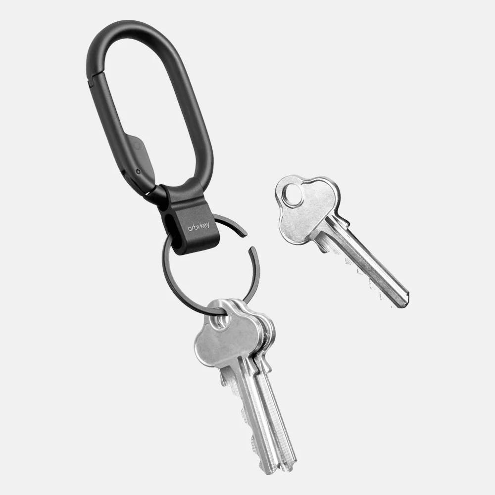Orbitkey Clip Mini sleutelhanger black bij Duifhuizen