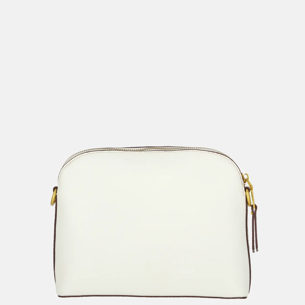 Laurent David Rosa crossbody tas raffia white bij Duifhuizen