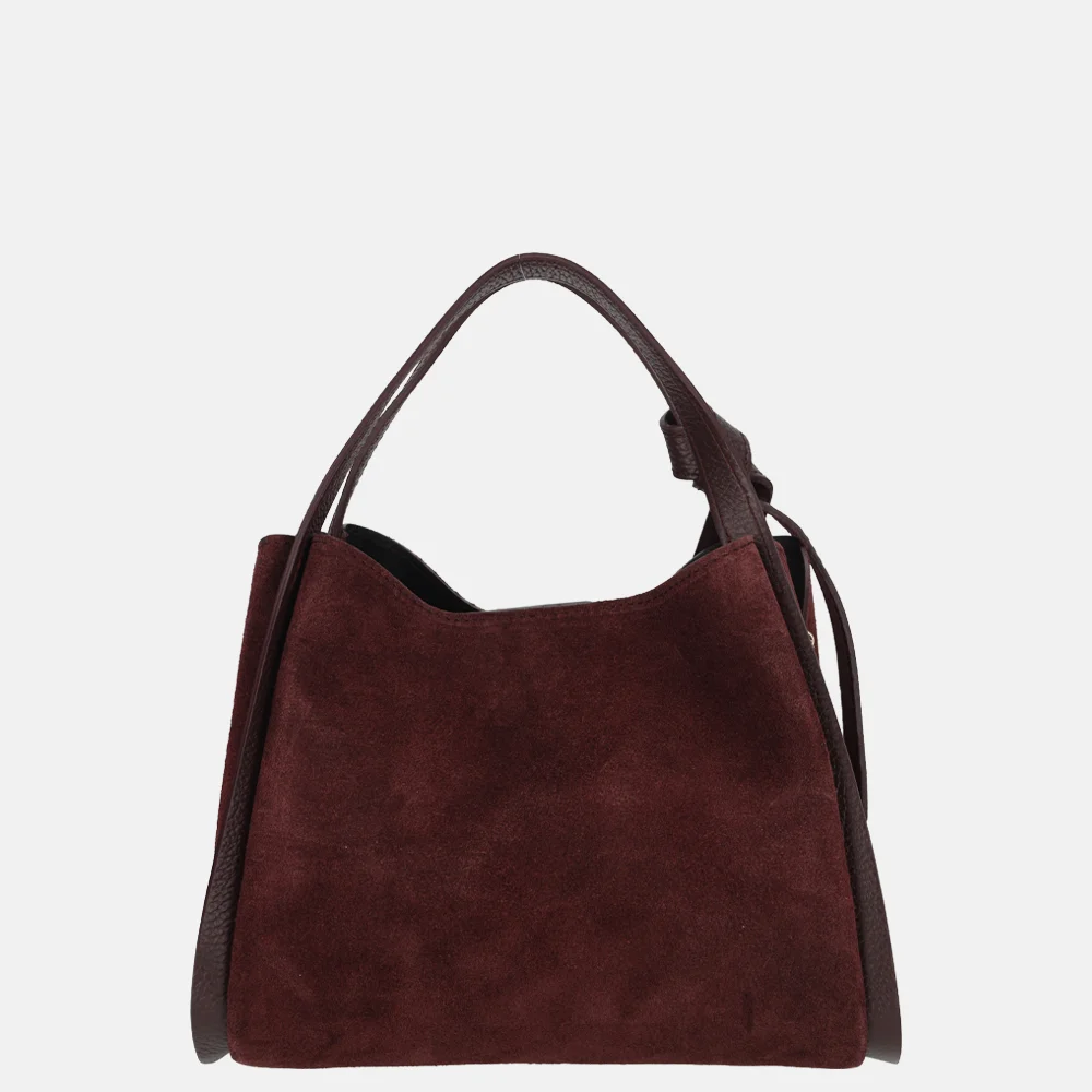Charm London  Knott handtas S bordeaux rood bij Duifhuizen