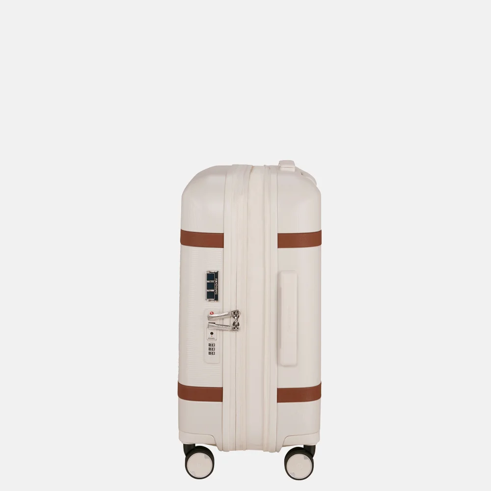Samsonite Image Spinner handbagage koffer expendable 55 cm ivory bij Duifhuizen