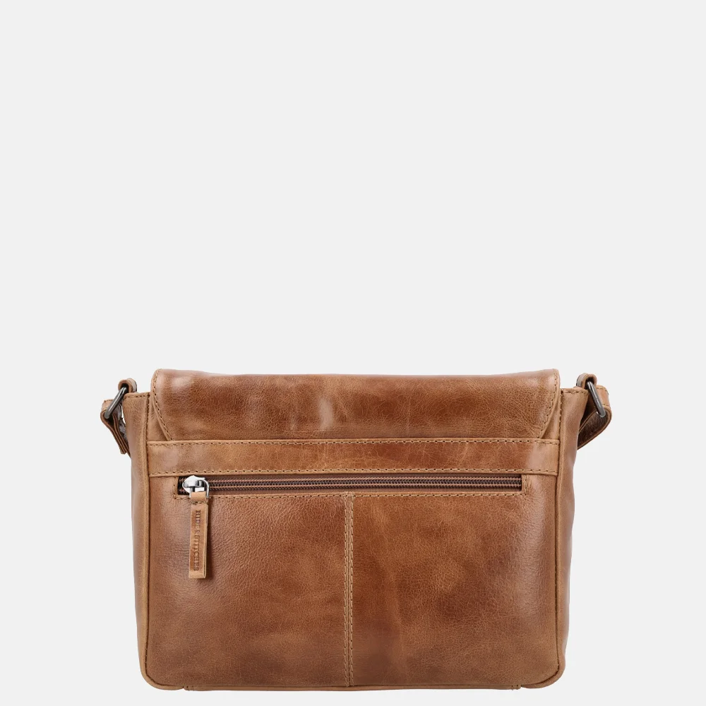 Hide & Stitches Porto crossbody tas bruin bij Duifhuizen