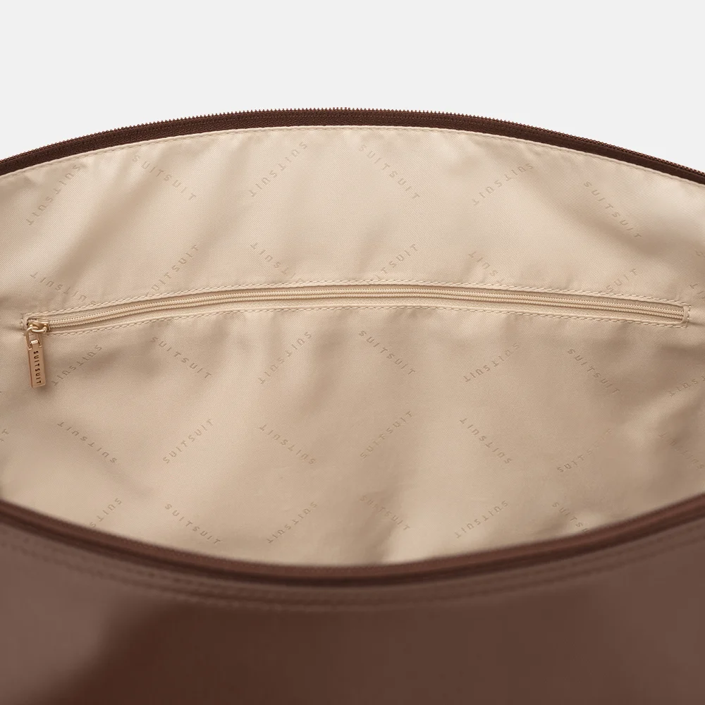SUITSUIT Serenity Travel Tote weekendtas chocolade brown bij Duifhuizen