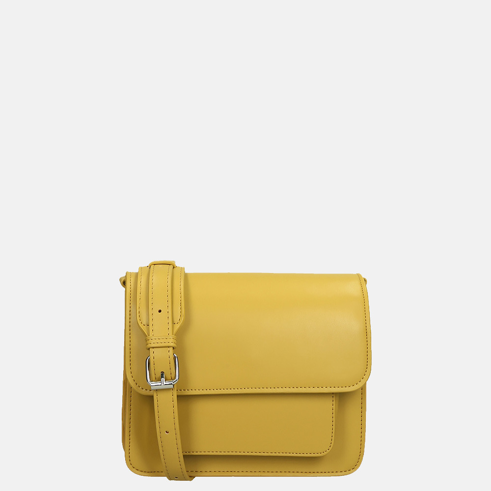 HVISK Cayman Pocket Soft crossbody tas olivenite yellow bij Duifhuizen