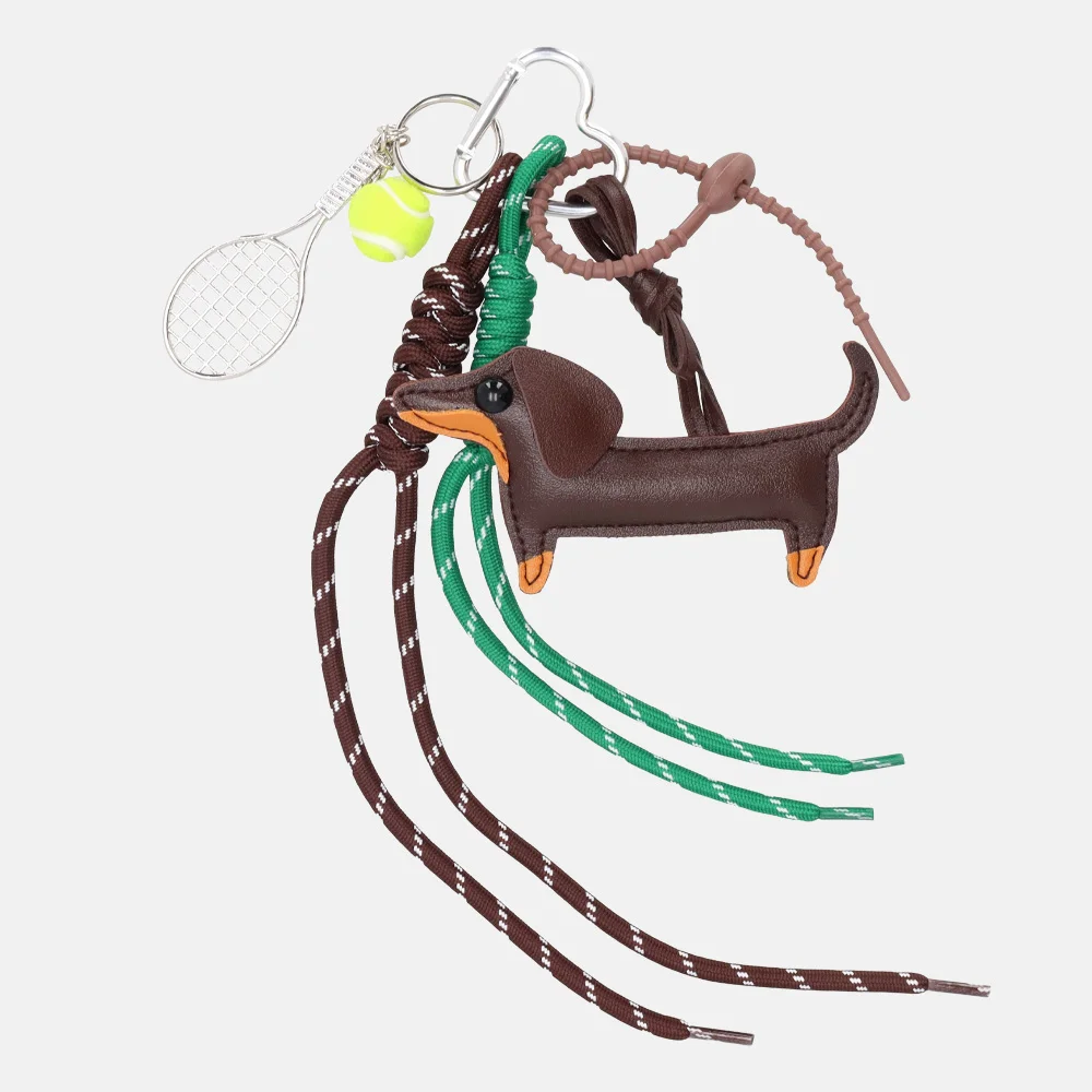 Beagles bag charm/tassenhanger multi