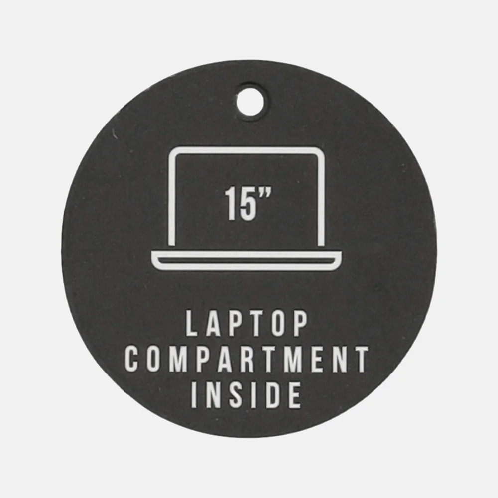 Enrico Benetti Suzie laptoptas 15 inch zwart bij Duifhuizen