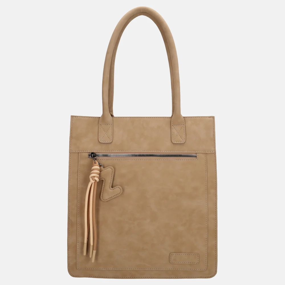 Zebra Trends Rosalyn shopper zand bij Duifhuizen