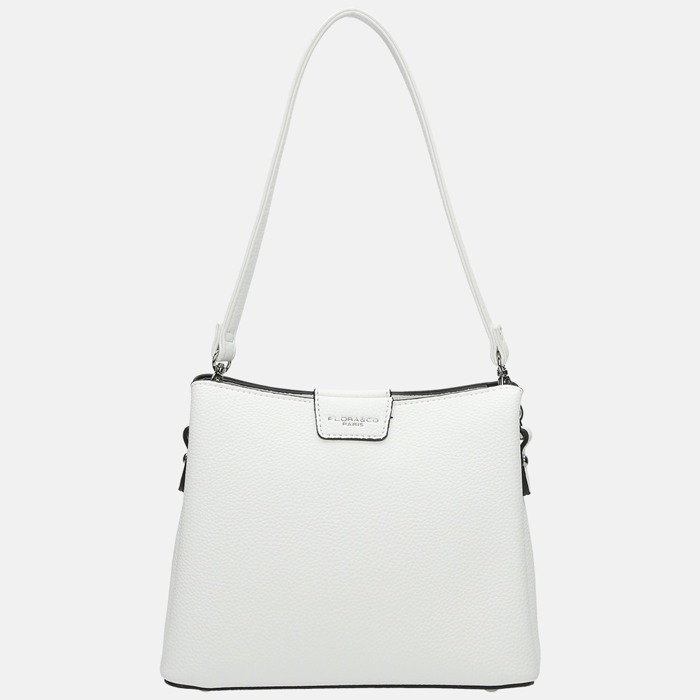 Flora & Co crossbody tas white bij Duifhuizen
