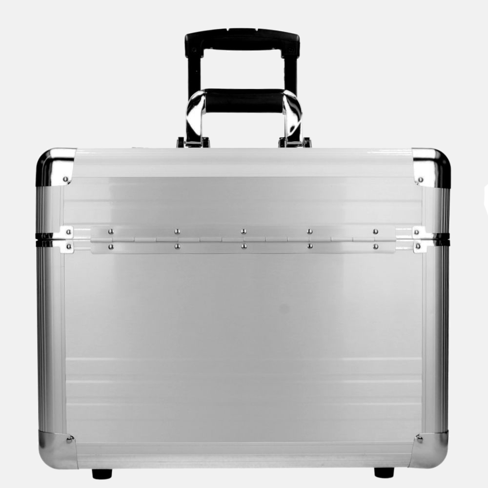 Dermata pilotenkoffer silver