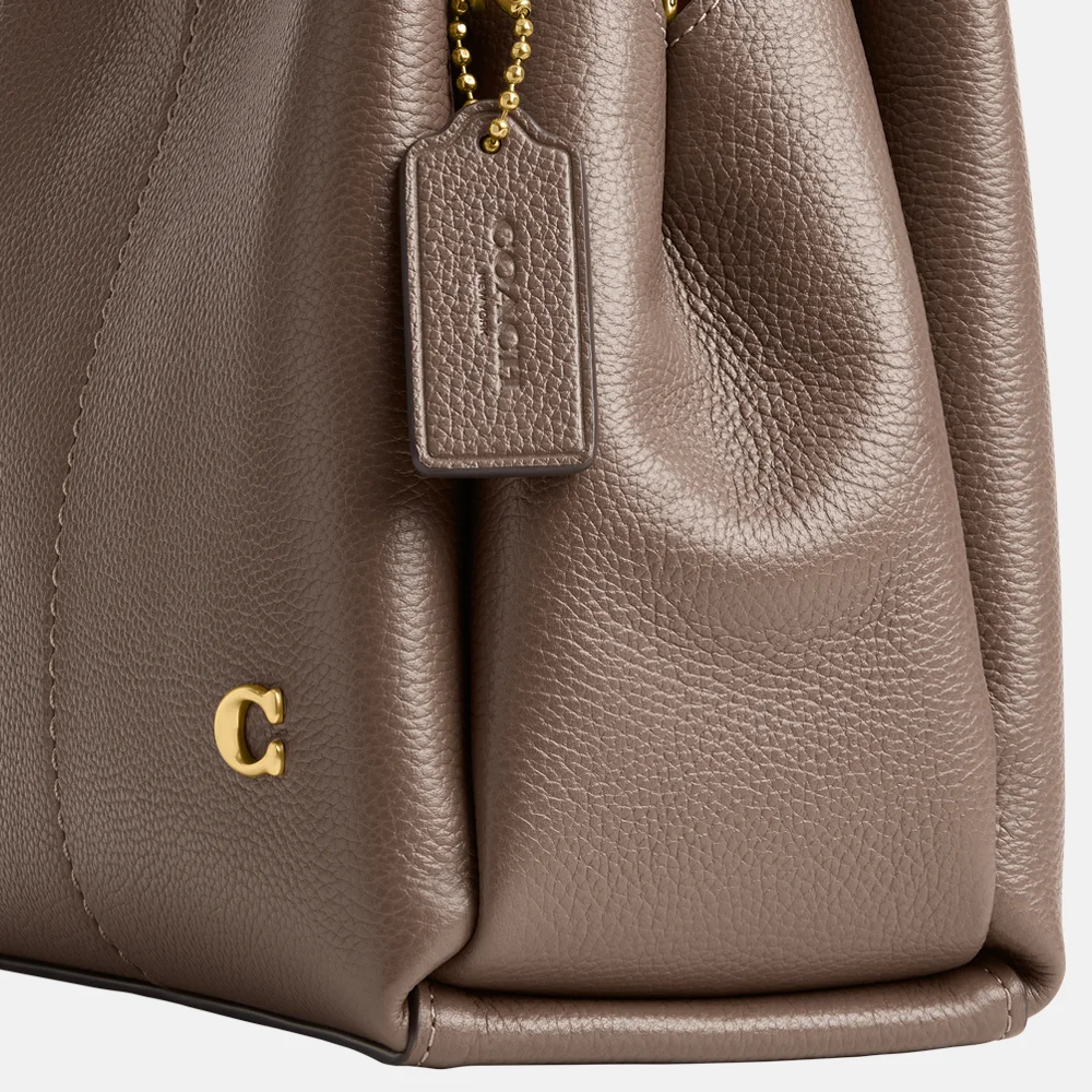 Coach Lana schoudertas S dark stone bij Duifhuizen