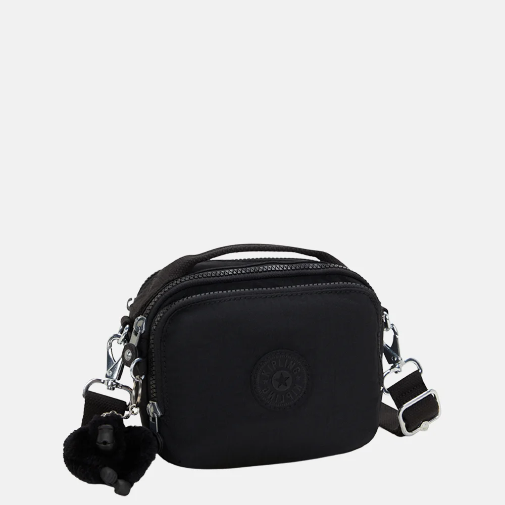 Kipling Cahir handtas 3-in-1 black noir bij Duifhuizen
