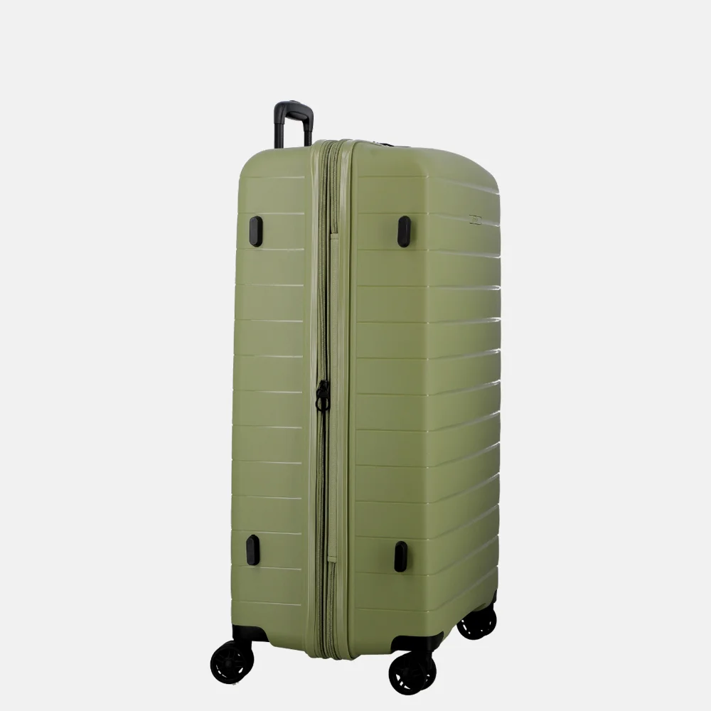 Jump Striper reiskoffer 77 cm expandable light green bij Duifhuizen