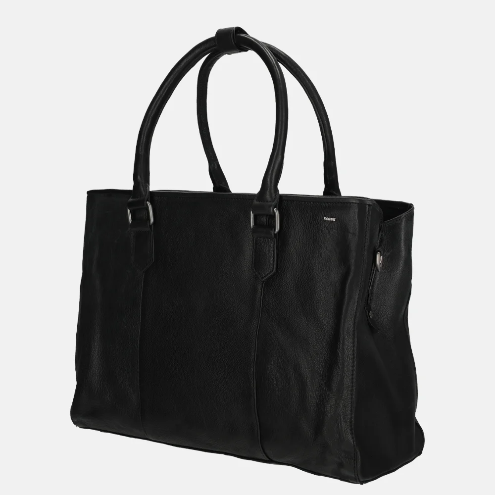 Berba Lucca laptoptas/shopper black bij Duifhuizen