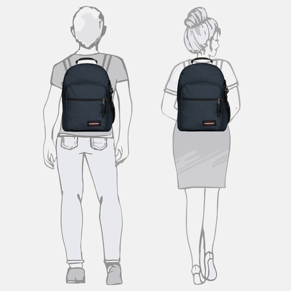 Eastpak Morius rugzak 15 inch triple denim bij Duifhuizen