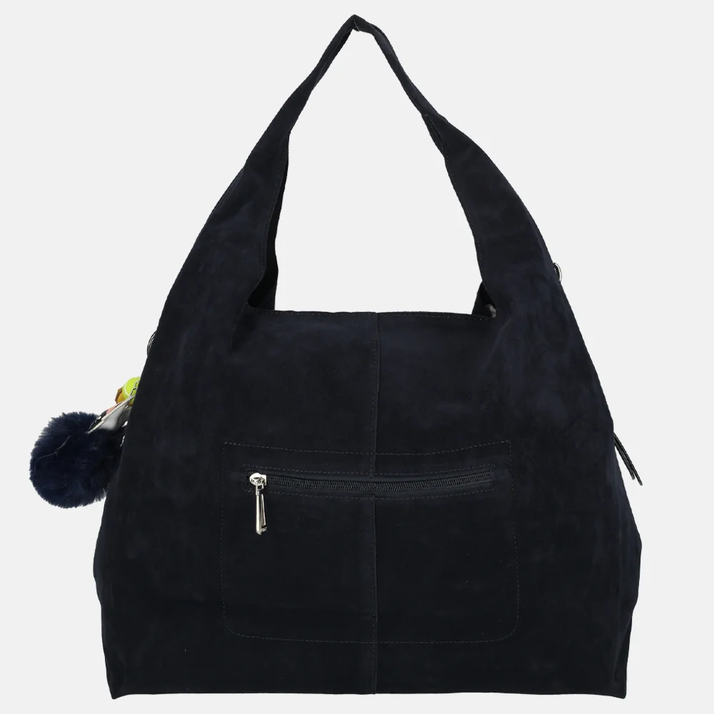 Flora & Co buideltas suedine navy bij Duifhuizen