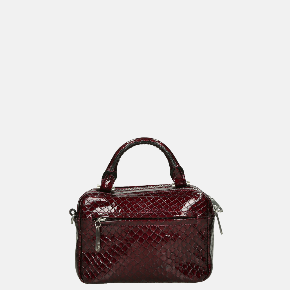 GiGi Fratelli handtas box snake rubino bij Duifhuizen