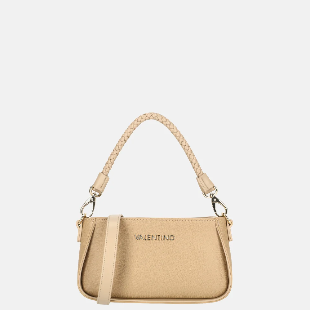 Valentino Bags Eris Re schoudertas gevlochten beige bij Duifhuizen
