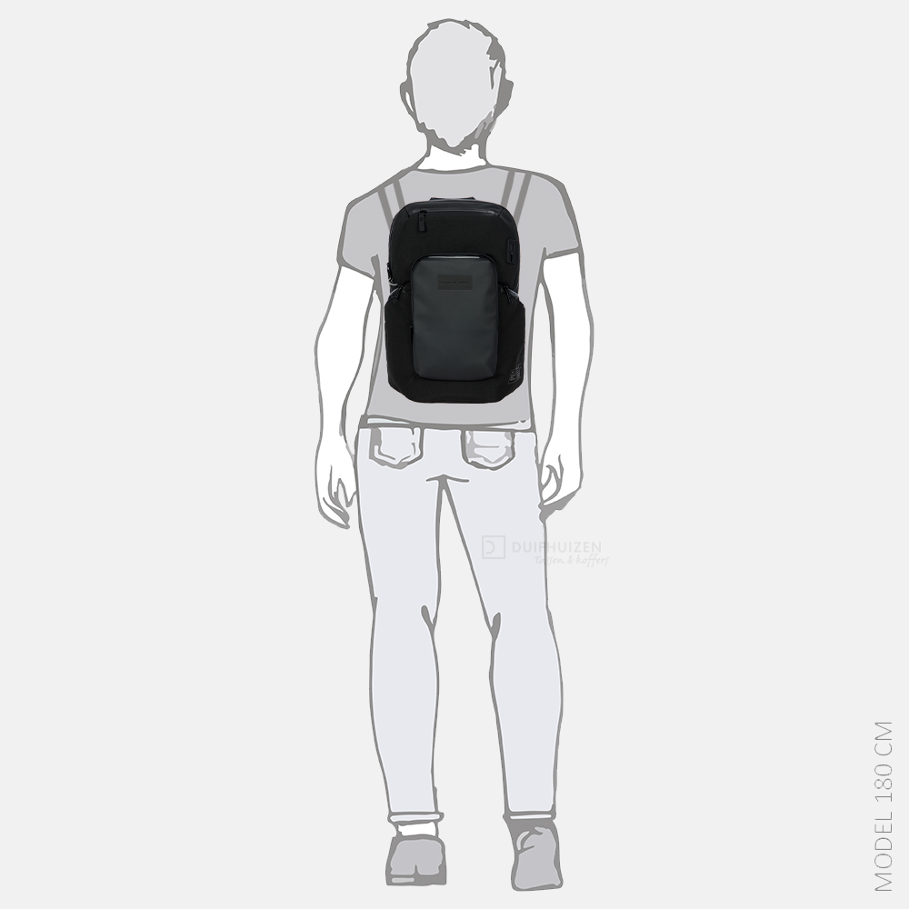 Porsche Design Urban Eco rugzak 13 inch S black bij Duifhuizen