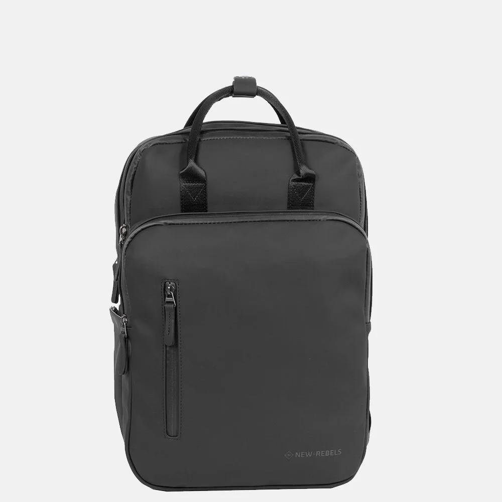 New Rebels William rugzak 15.6 inch black bij Duifhuizen