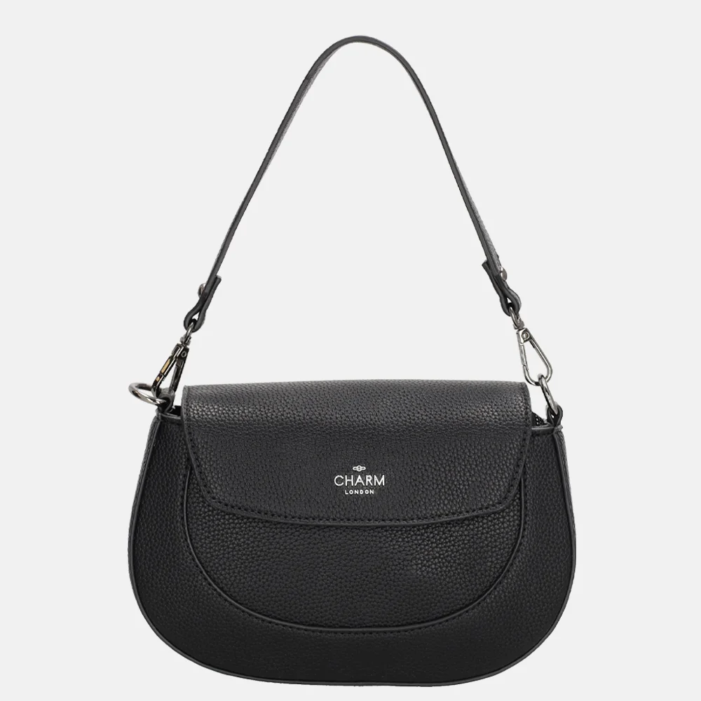 Charm London Montmartre crossbody tas zwart bij Duifhuizen