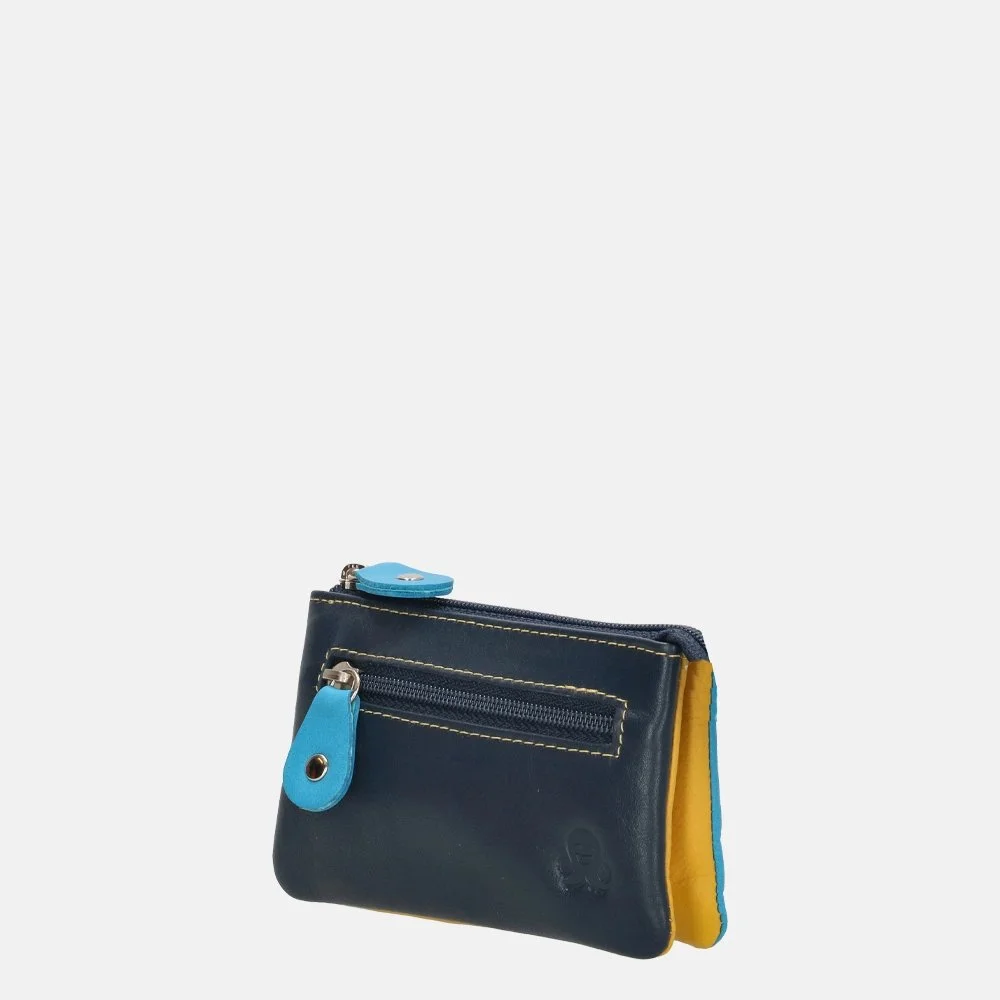 Happy Wallet rits sleuteletui blauw bij Duifhuizen