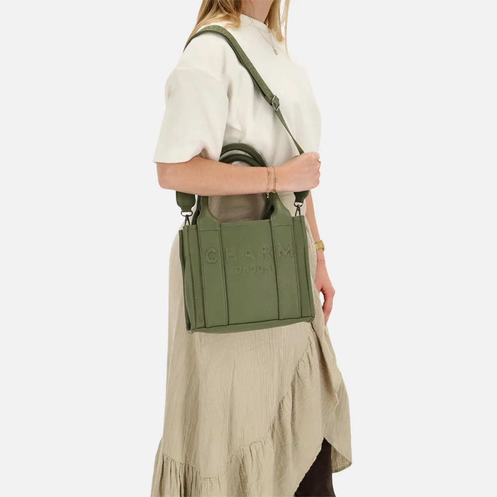 Charm London shopper S natuur groen bij Duifhuizen