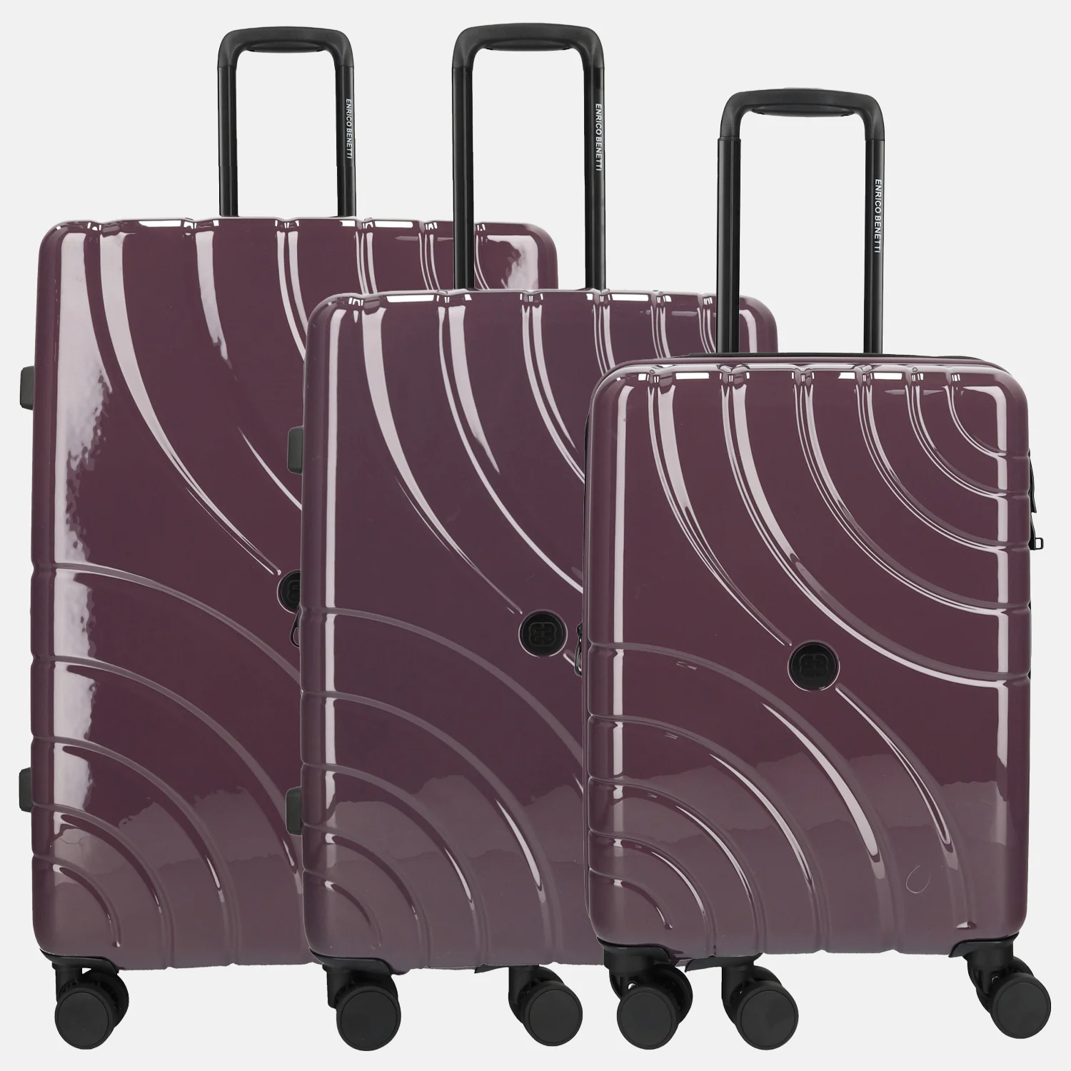 Enrico Benetti Miami kofferset purple