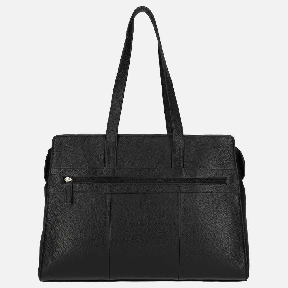 Rise of Rosa laptoptas 16 inch zwart bij Duifhuizen