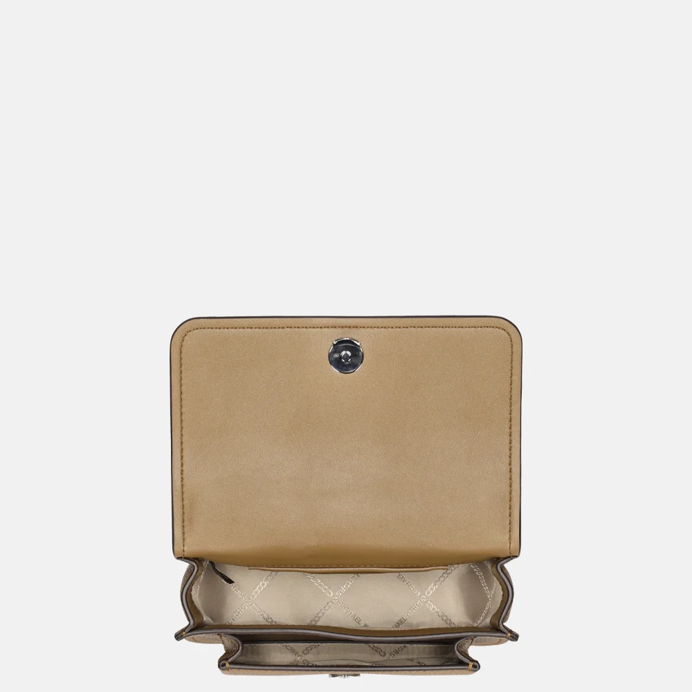 Michael Kors Claire crossbody tas S driftwood bij Duifhuizen