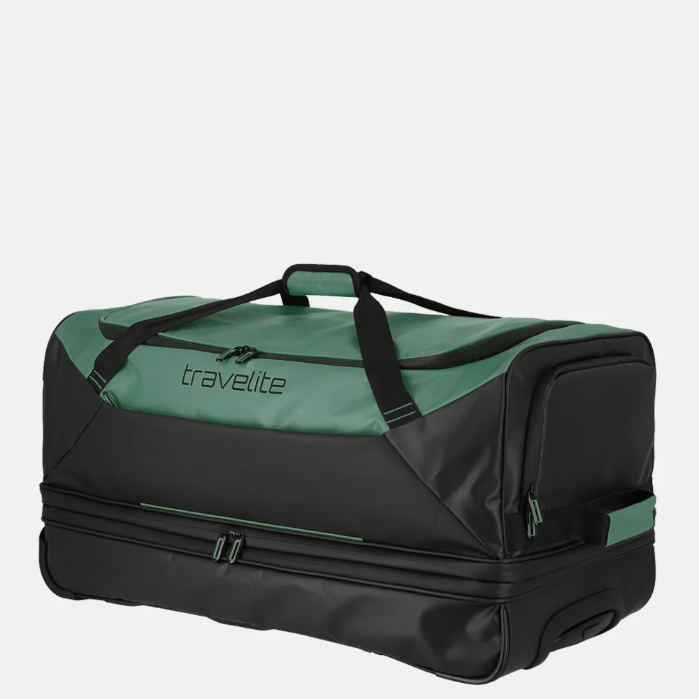 Travelite Basics reistas op wielen 70 cm green bij Duifhuizen