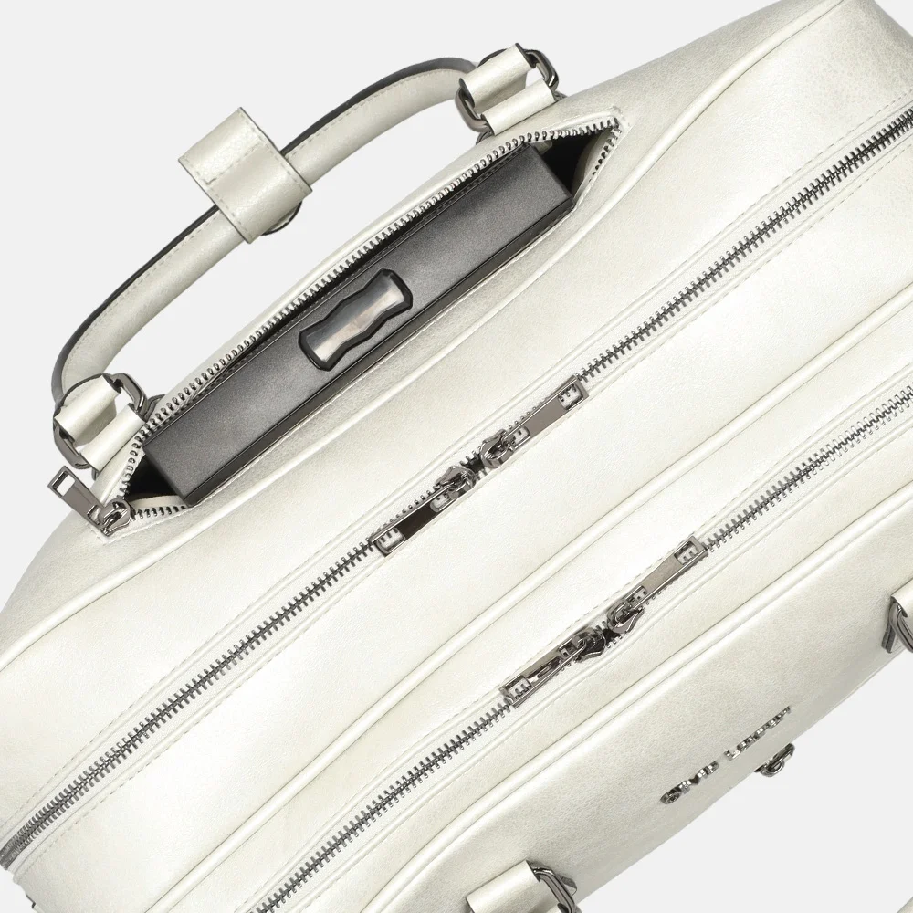 Olivia Lauren Ivy business trolley white bij Duifhuizen