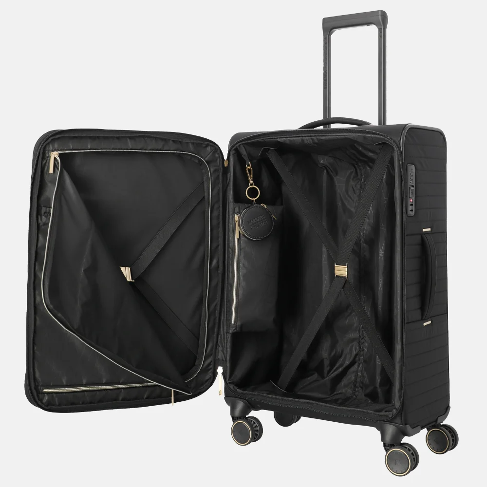 Travelite Barbara Stepp reiskoffer 68 cm  black bij Duifhuizen