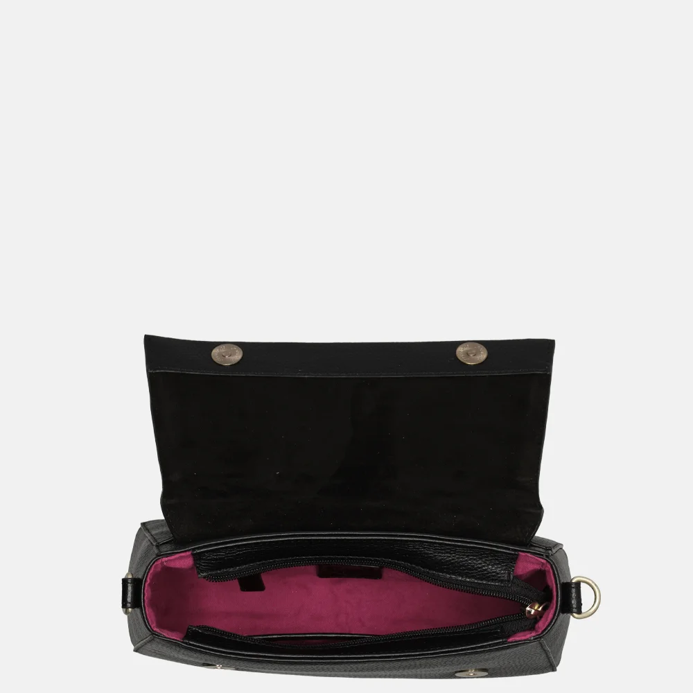 Rise of Rosa overslag crossbody tas zwart bij Duifhuizen