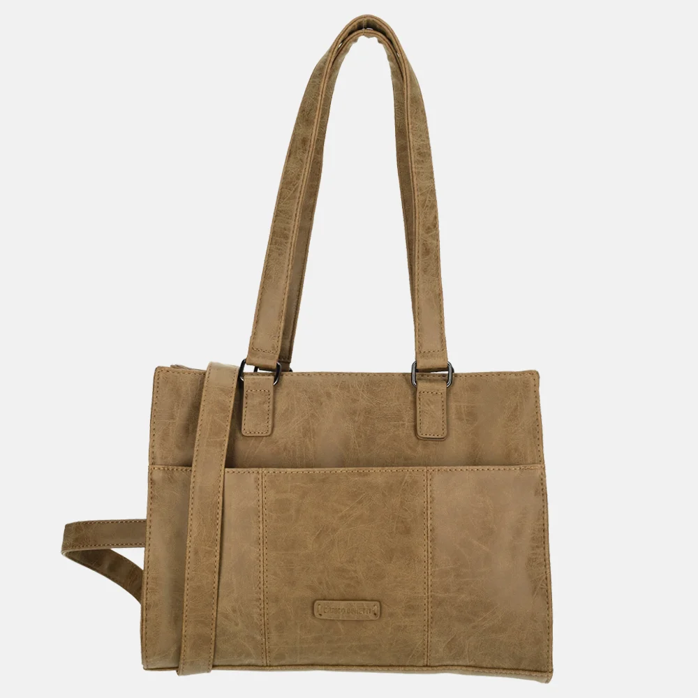 Enrico Benetti Kate handtas M camel bij Duifhuizen