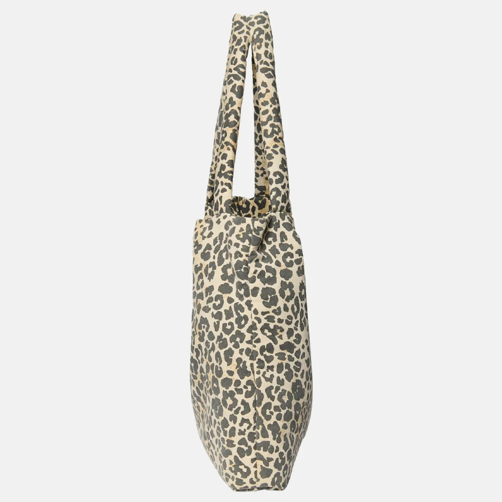 Studio Noos soft cotton Mom bag shopper leopard bij Duifhuizen