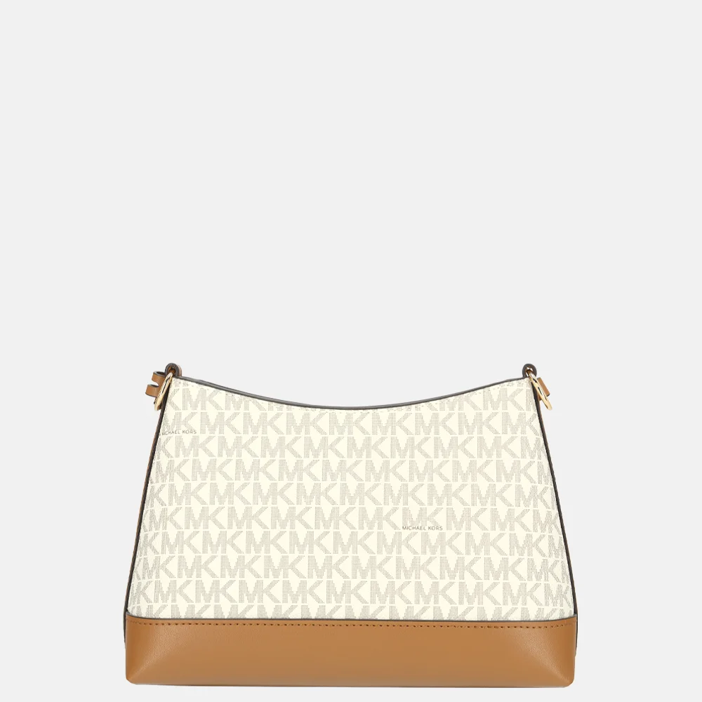 Michael Kors crossbody tas S vanille/acorn bij Duifhuizen