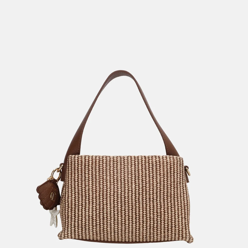 Charm London Santorini handtas S bruin bij Duifhuizen