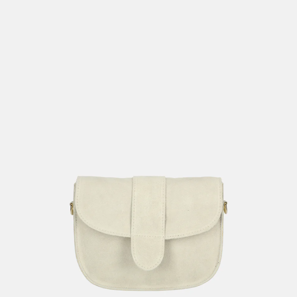 Charm London crossbody tas beige bij Duifhuizen