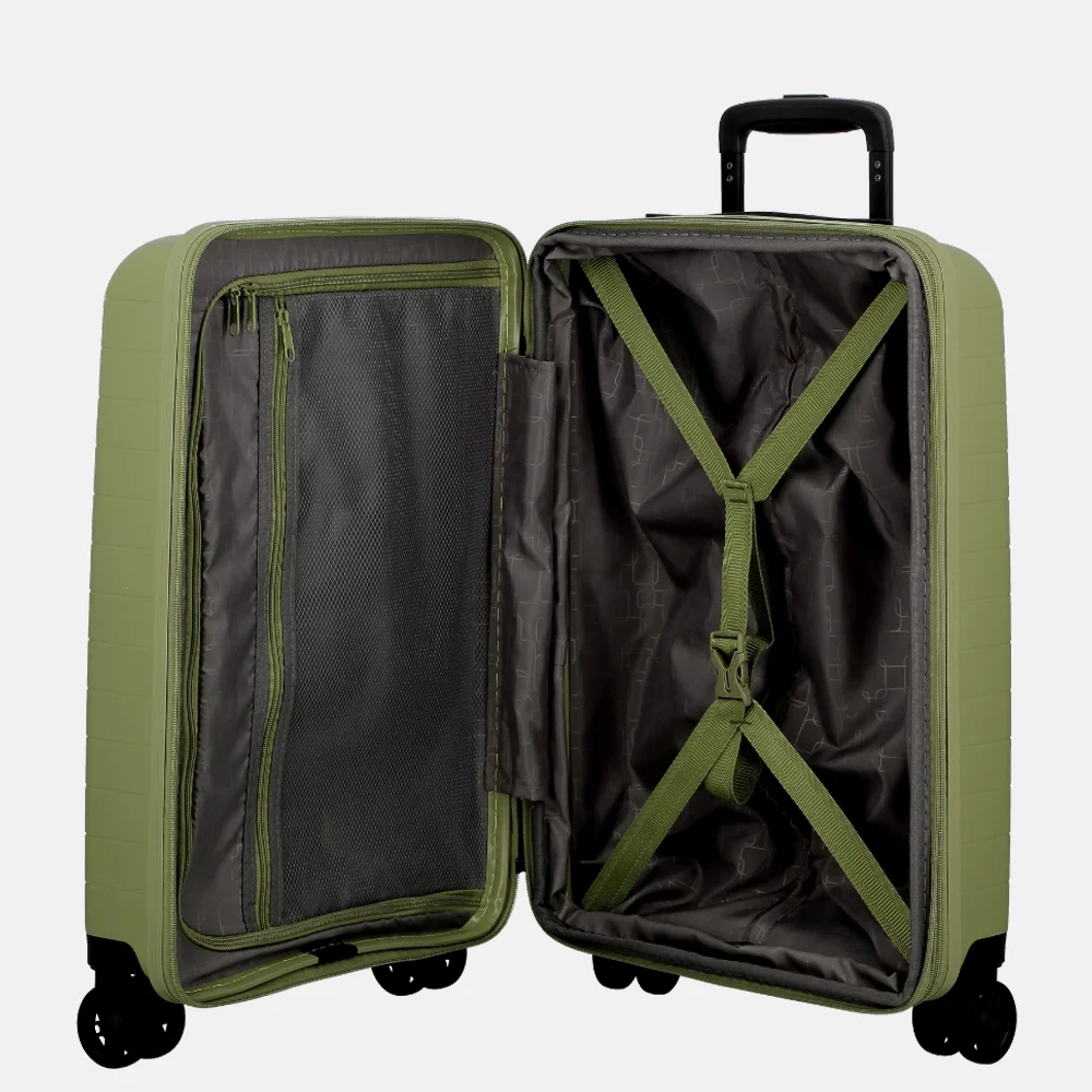 Jump Striper reiskoffer 77 cm expandable light green bij Duifhuizen