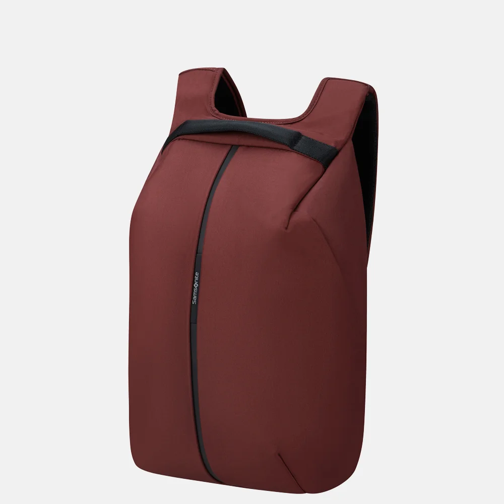 Samsonite Securipak 2.0 anti diefstal laptoprugzak 15.6 inch terracotta red bij Duifhuizen