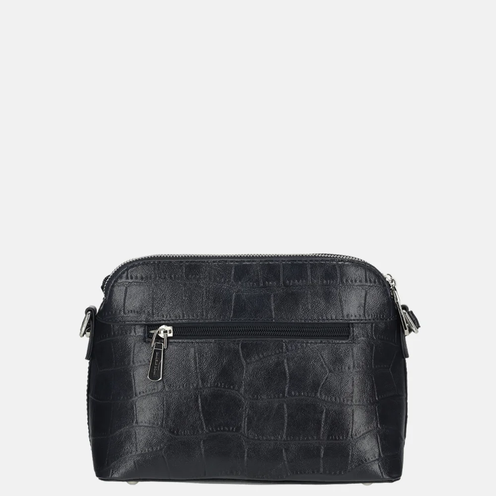 Daniele Donati crossbody tas croco donkerblauw bij Duifhuizen