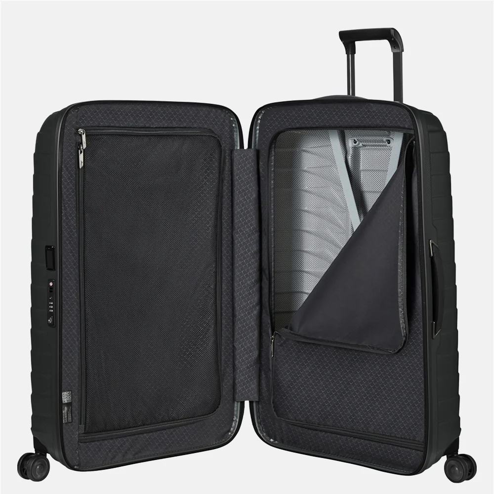 Samsonite Proxis spinner reiskoffer 81 cm black bij Duifhuizen