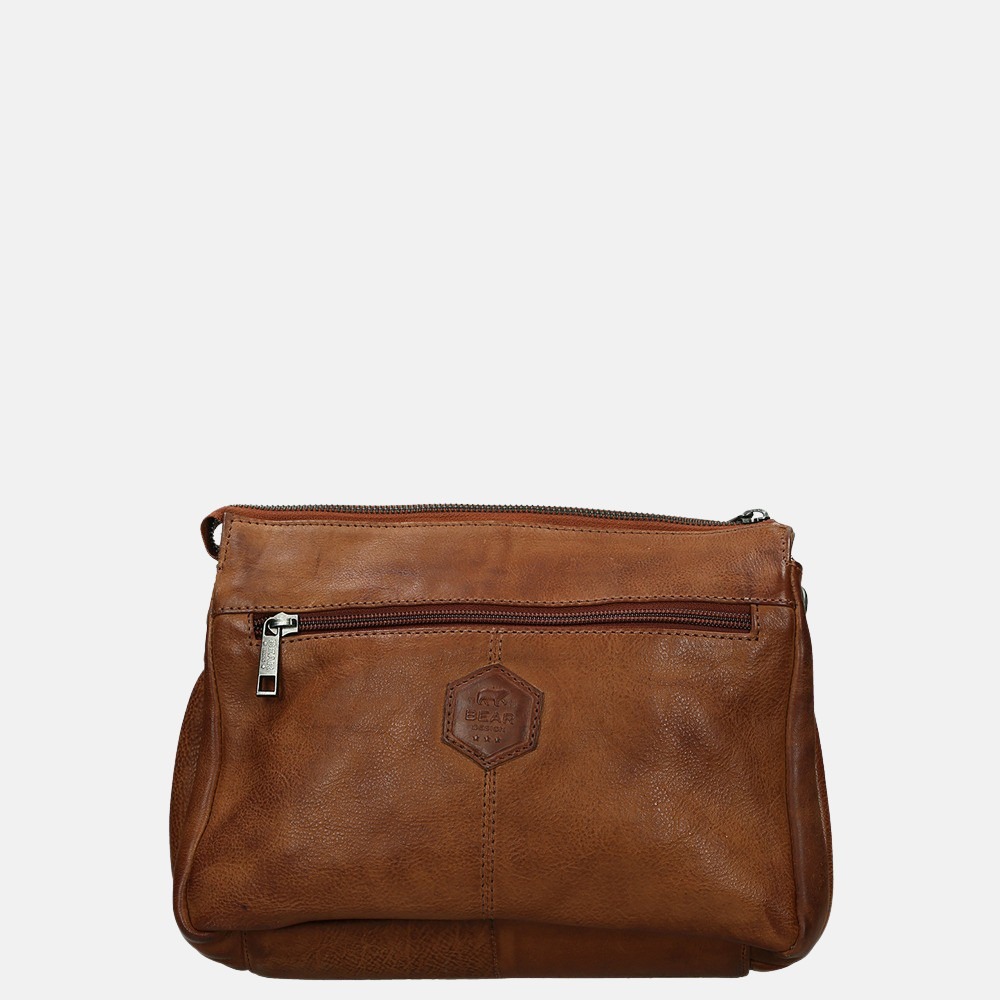 Bear Design Natasha schoudertas cognac bij Duifhuizen