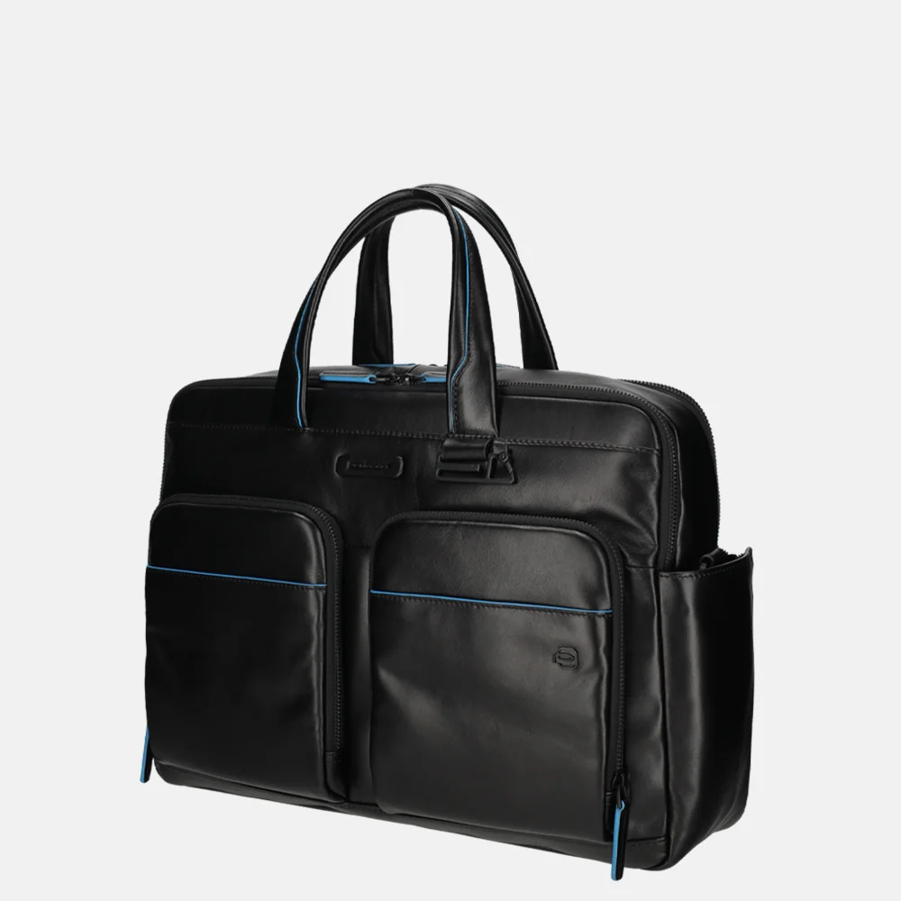 Piquadro laptoptas 15.6 inch nero bij Duifhuizen