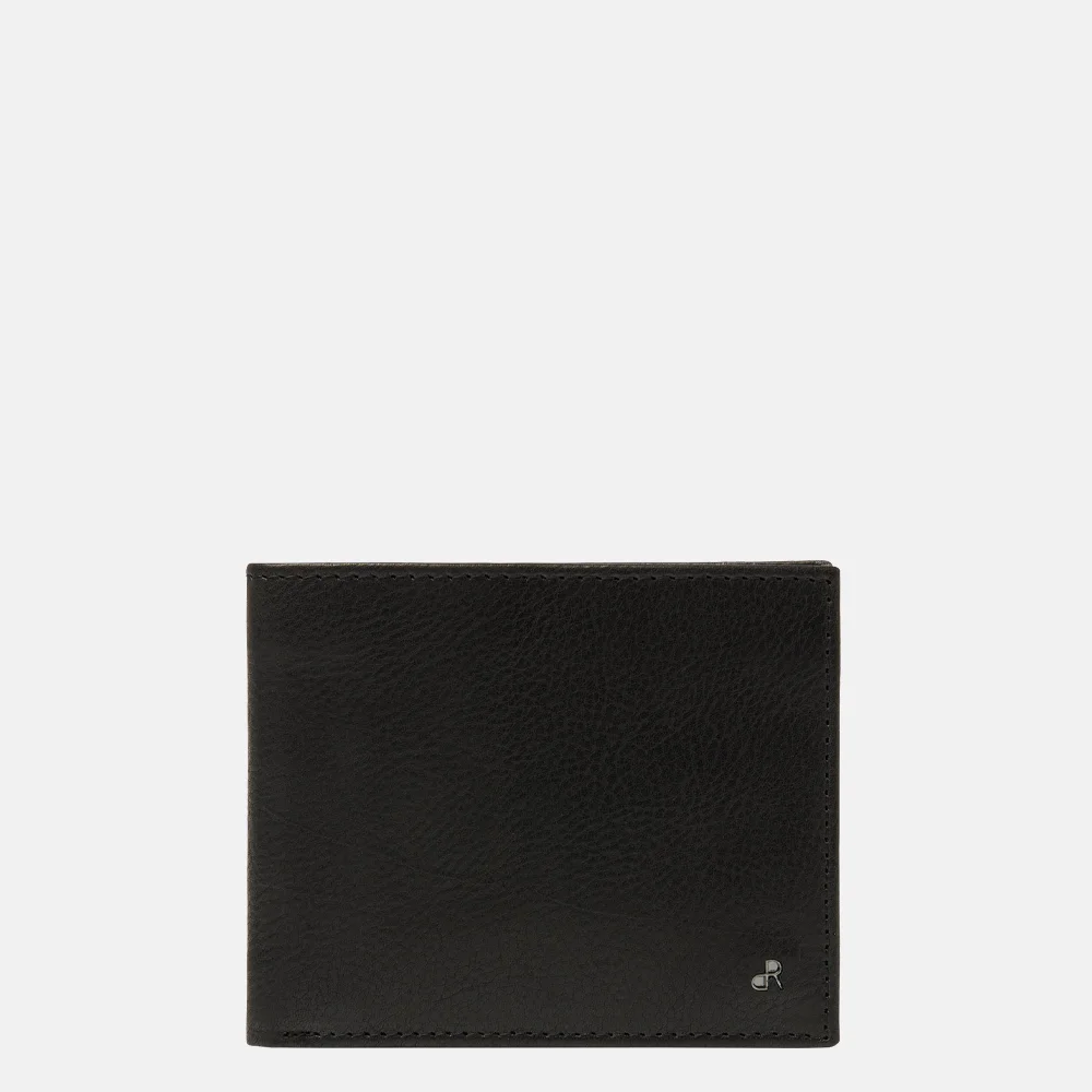 DR Amsterdam billfold portemonnee black bij Duifhuizen