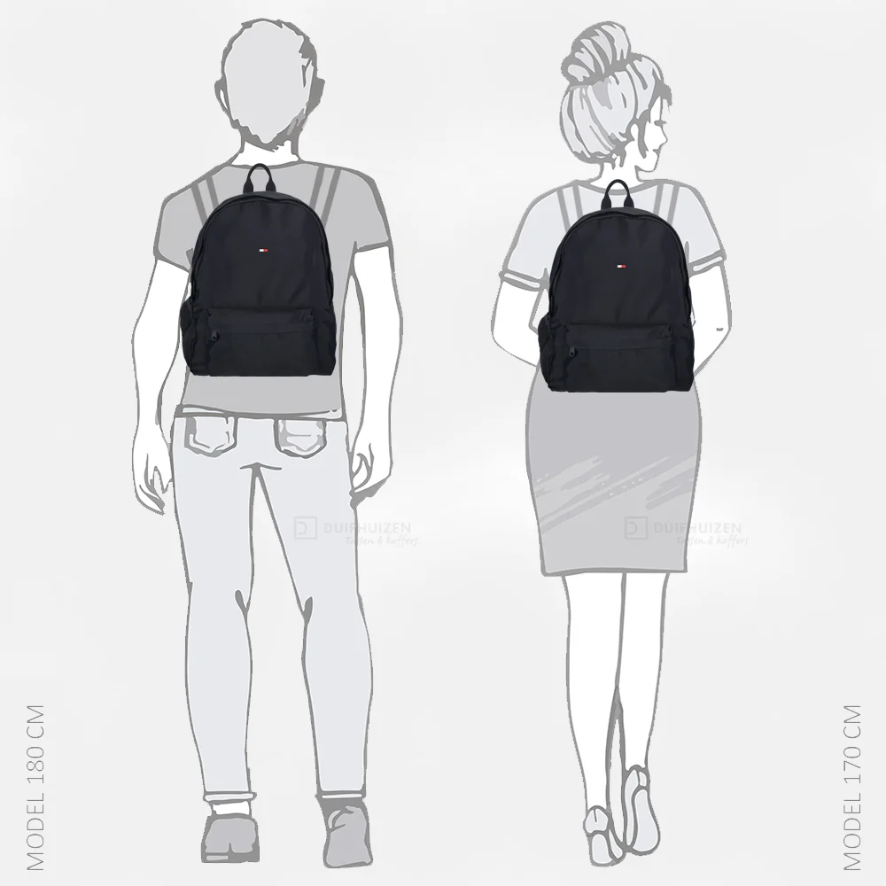 Tommy Hilfiger Essential rugzak space blue bij Duifhuizen