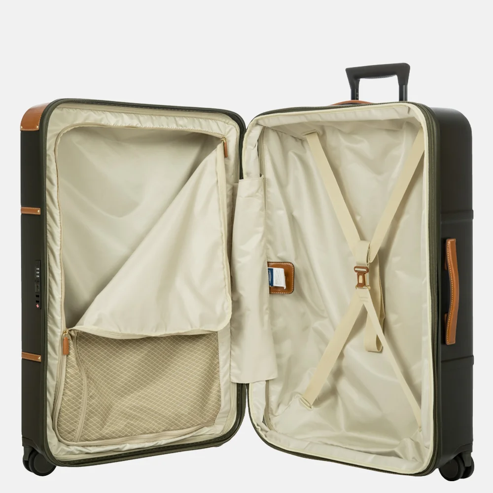 Bric's Bellagio trolley reiskoffer 76cm olive bij Duifhuizen