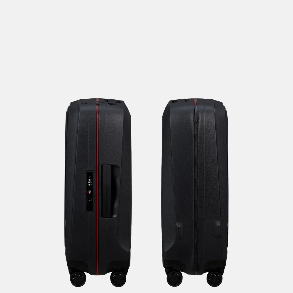 Samsonite Essens handbagage koffer 55 cm charcoal/red bij Duifhuizen