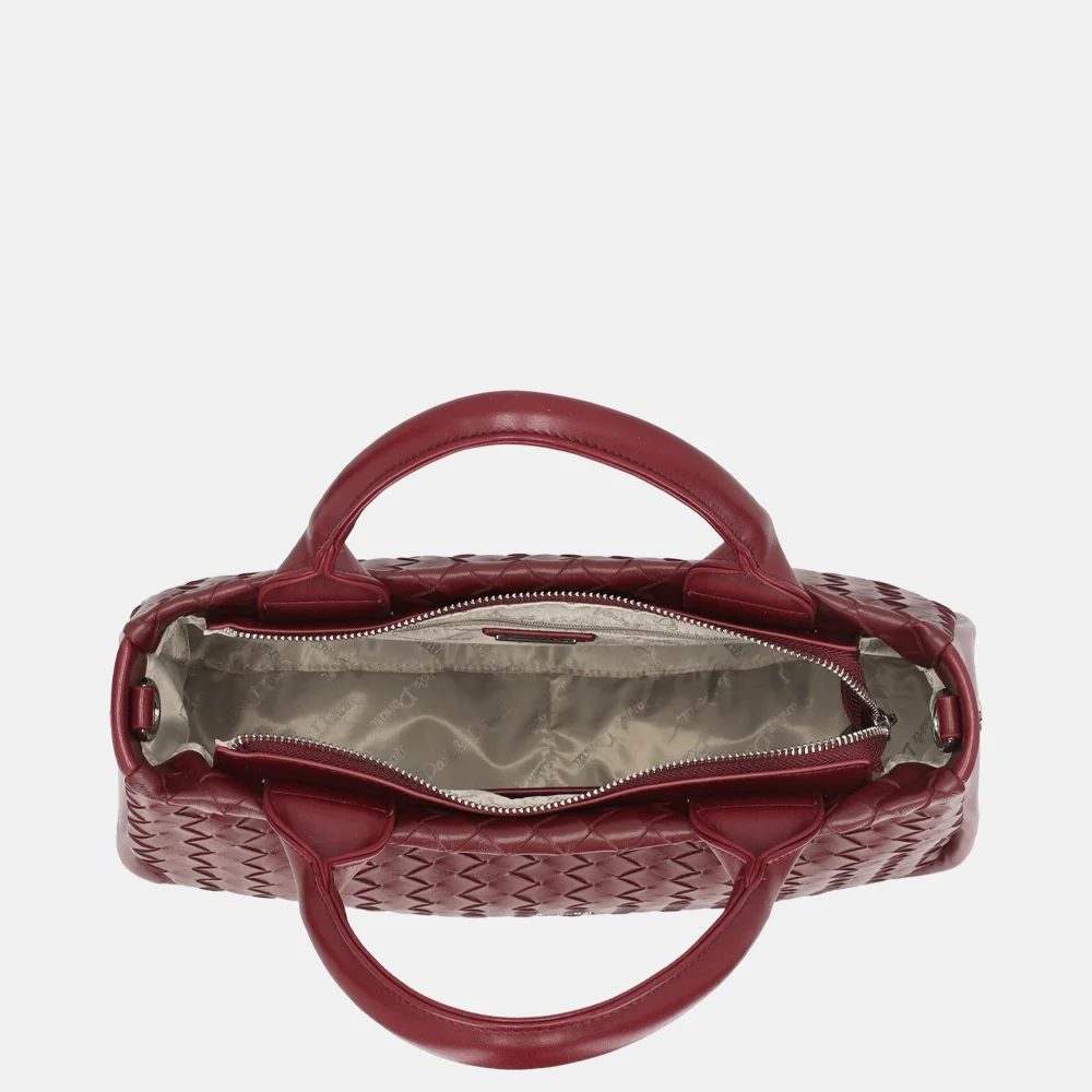 Daniele Donati handtas vlechtwerk fashion band burgundy bij Duifhuizen